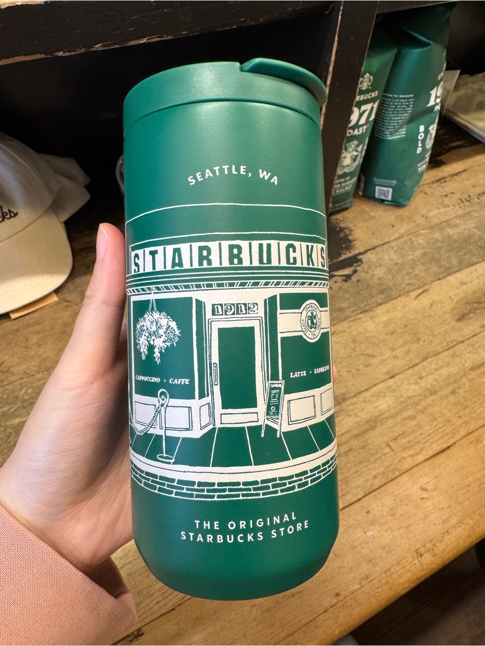 Starbucks-branded travel tumbler / insulated cup